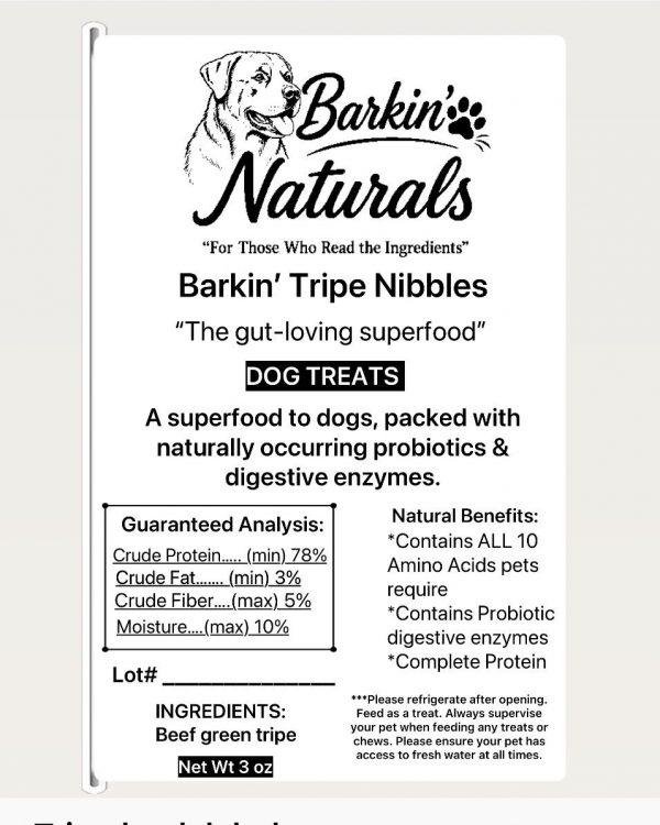 Barkin' Tripe Nibbles